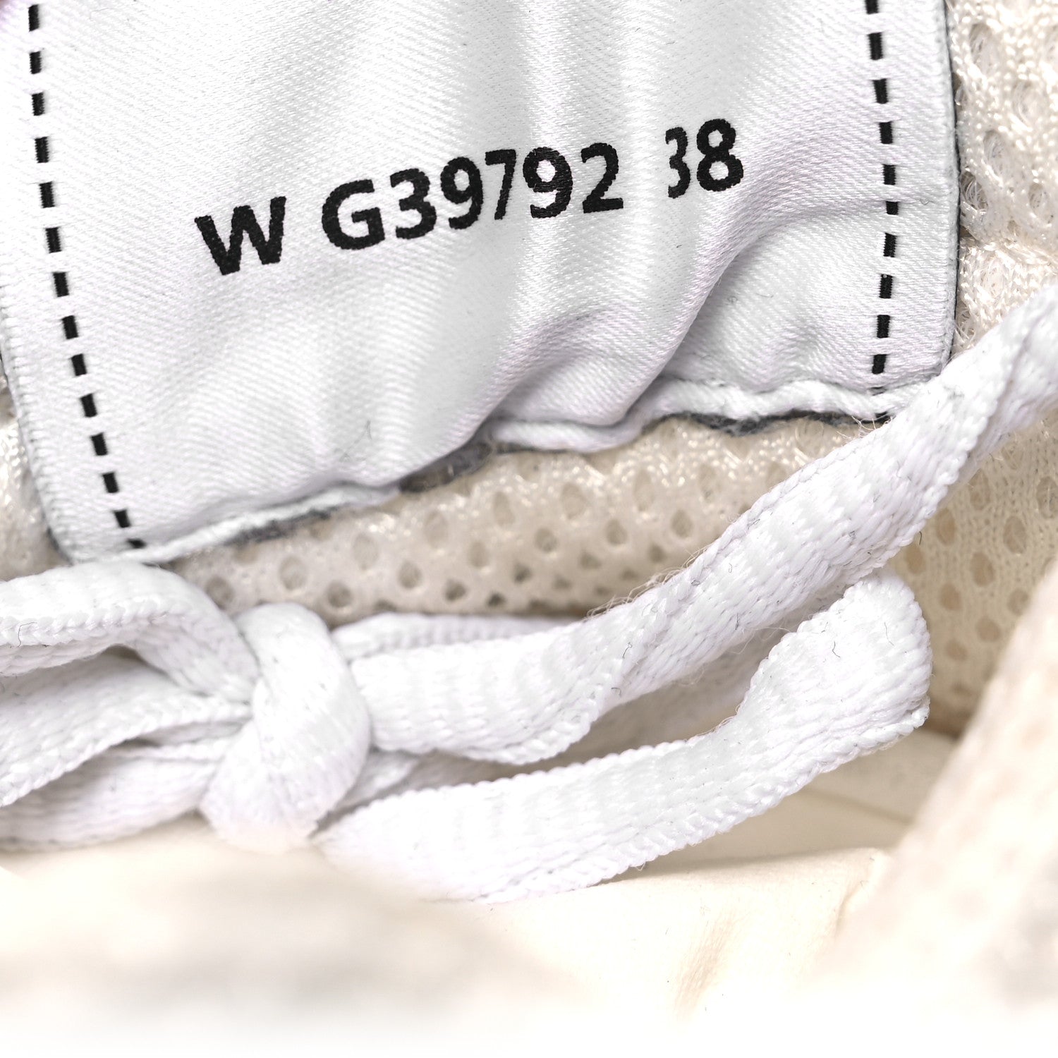 Chanel Fabric Laminated Calfskin Stretch CC Sneakers 38 White Silver 10 of 13