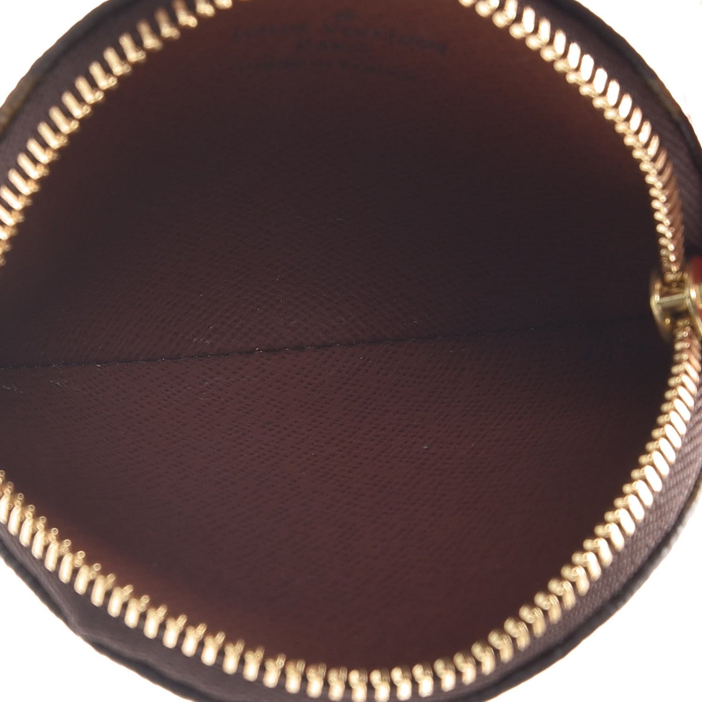 Monogram Round Coin Purse
