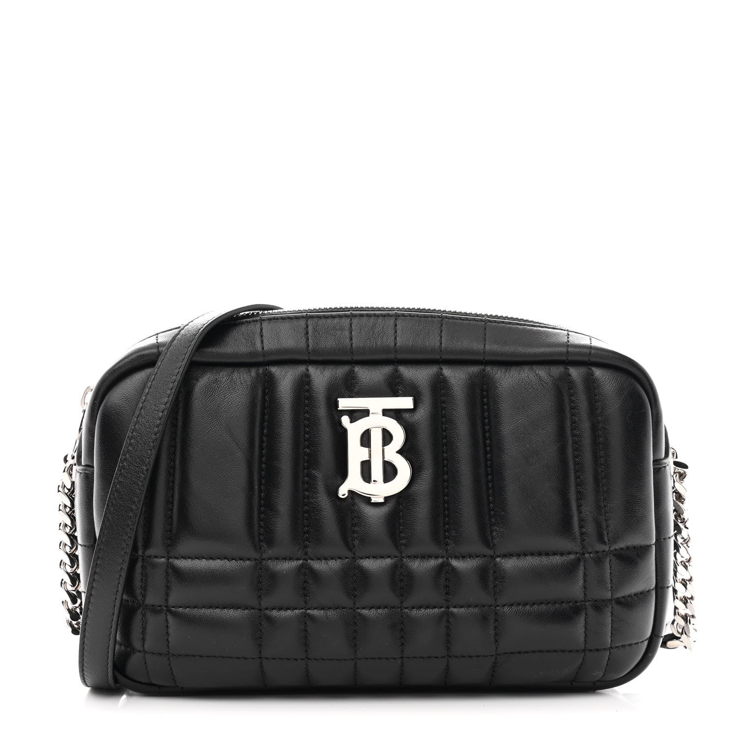 Burberry Calfskin Quilted Small Lola Camera Bag Black 1 of 9