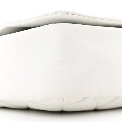 Chanel Aged Calfskin Quilted Medium Pondichery Flap White 9 of 10
