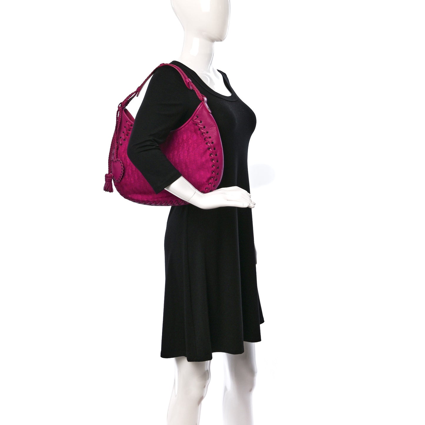 Monogram Ethnic Hobo Pink