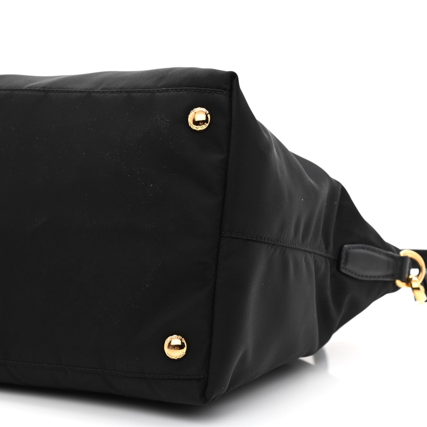 Prada Tessuto Nylon Saffiano Tote Black 12 of 12