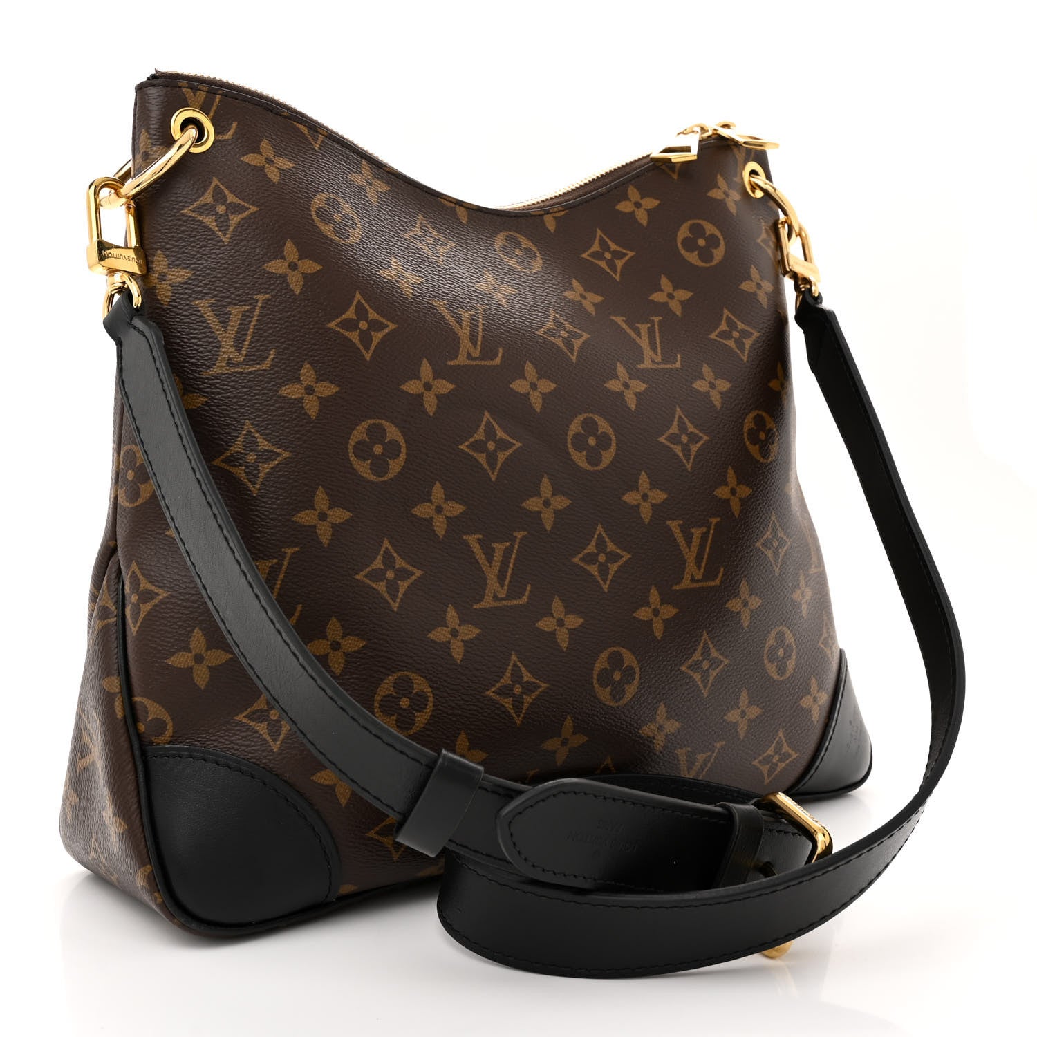 Louis Vuitton Monogram Odeon MM Black 3 of 12