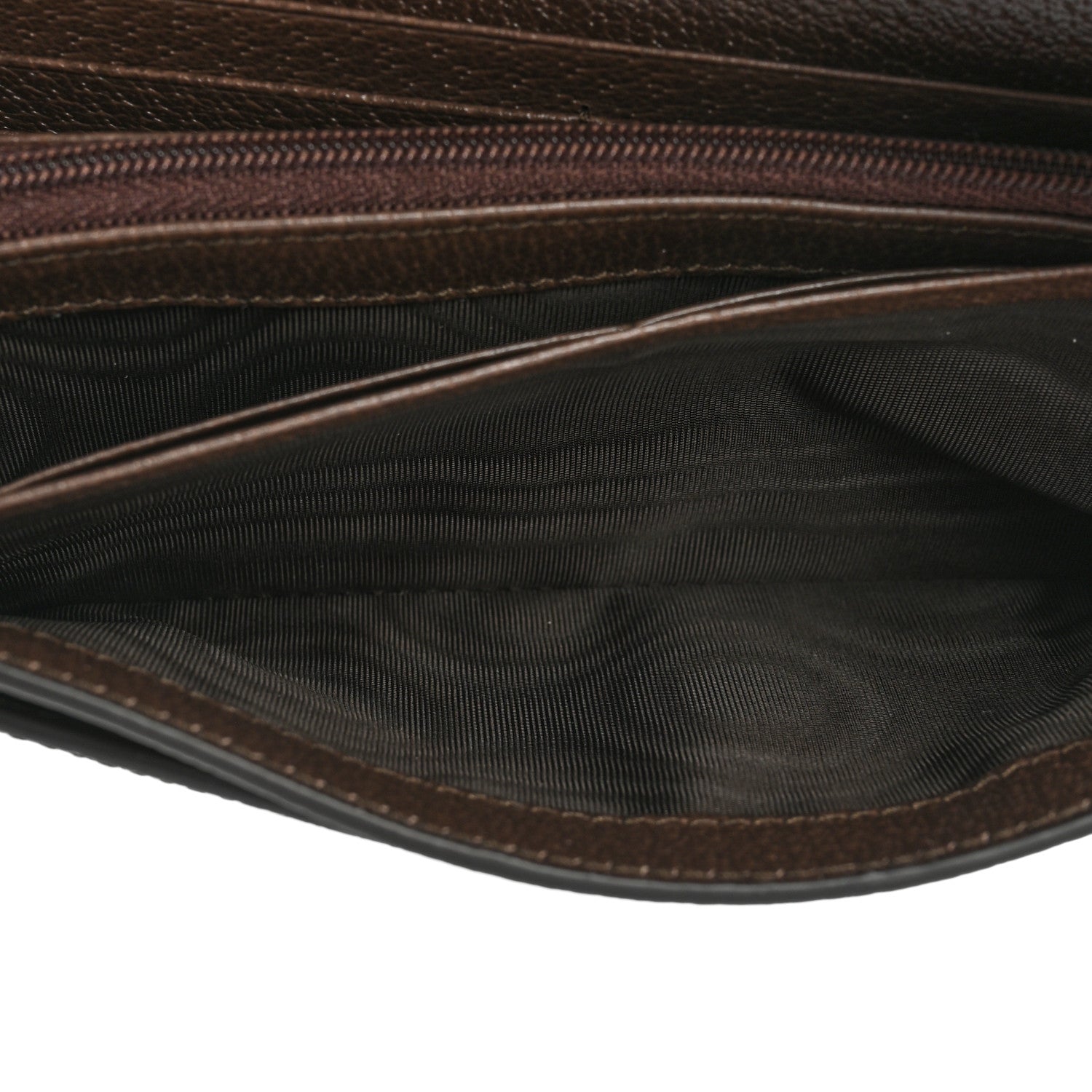 Gucci GG Supreme Monogram Web Ophidia Continental Wallet Brown 5 of 10