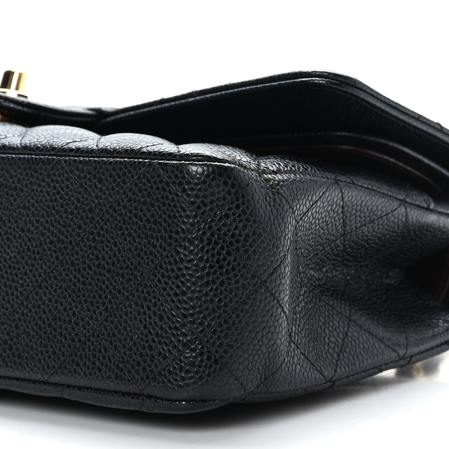 Chanel Caviar Quilted Medium Double Flap Black 8 of 9
