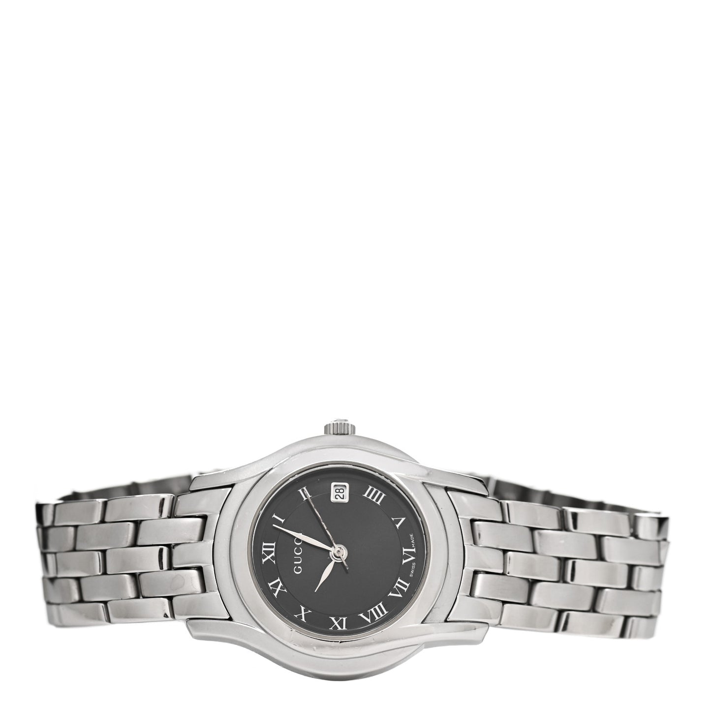 Stainless Steel 27mm 5500L Quartz Watch Black