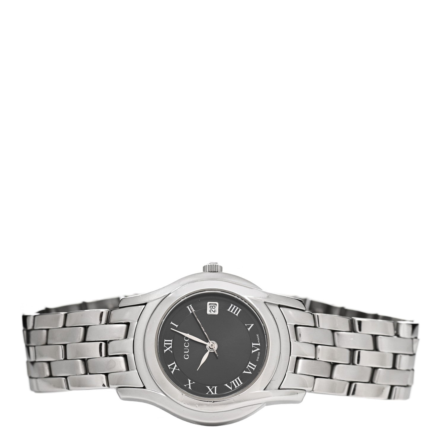 Gucci Stainless Steel 27mm 5500L Quartz Watch Black 2 of 4