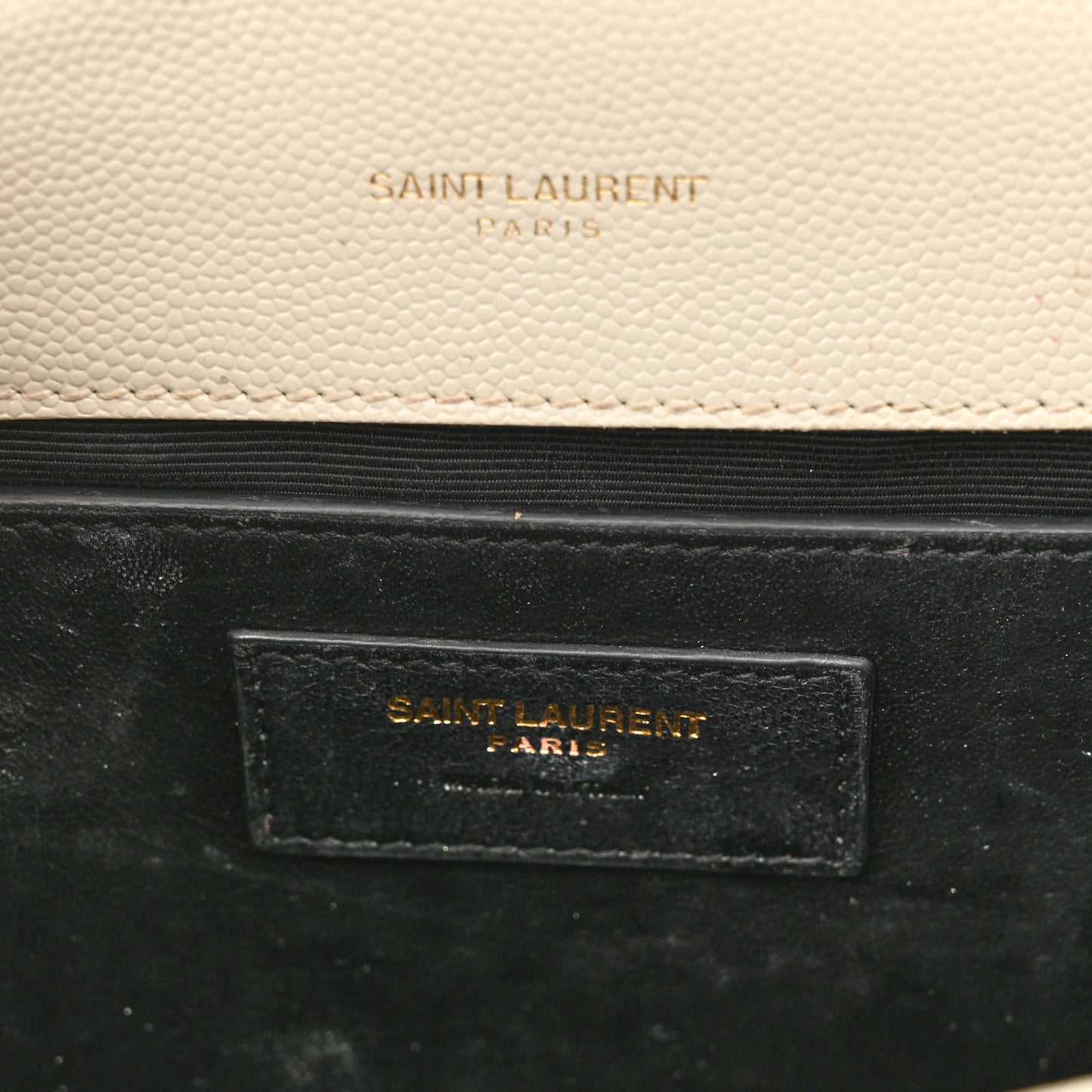 Grain De Poudre Small Monogram Kate Satchel Blanc Vintage