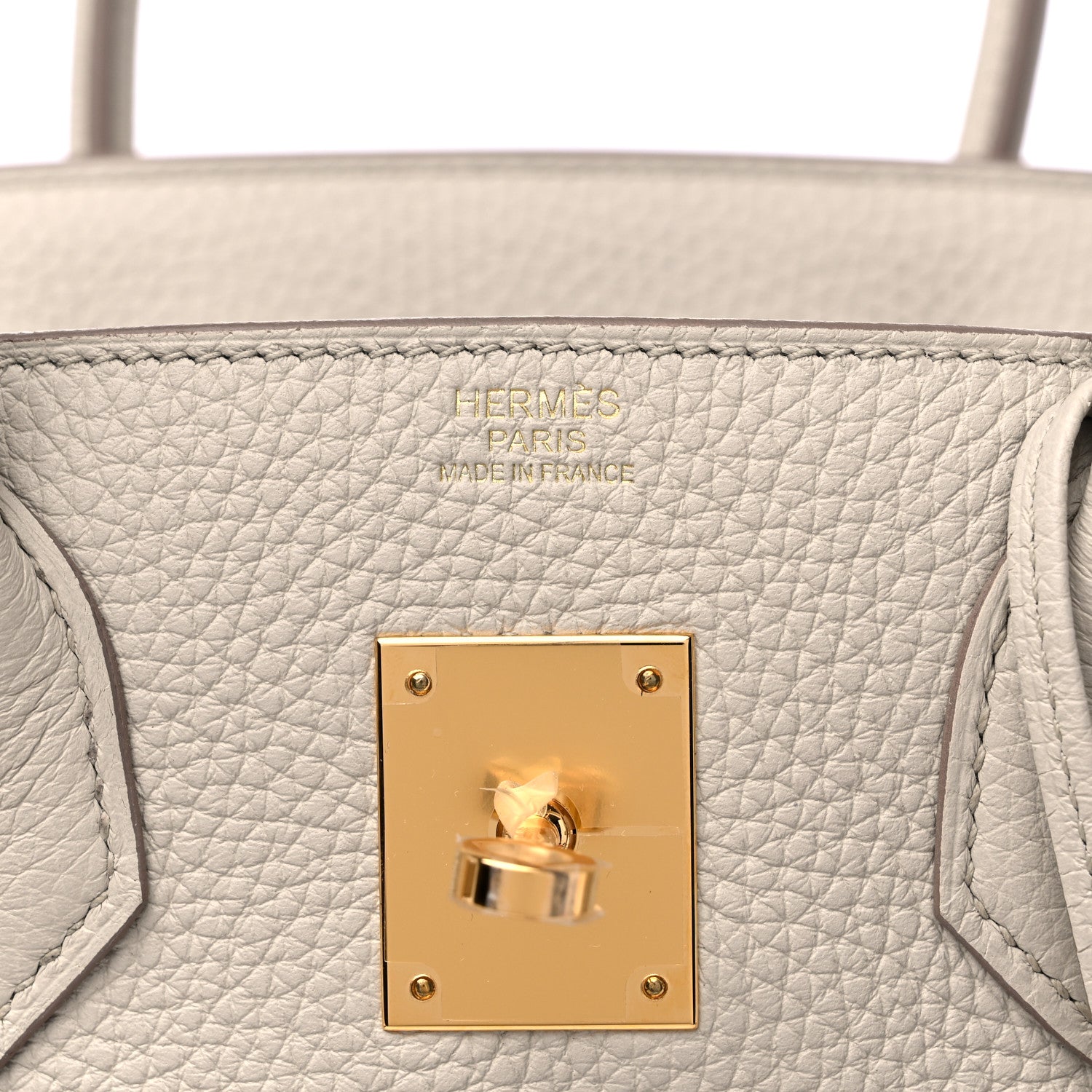Hermes Taurillon Clemence Birkin 30 Beton 6 of 9