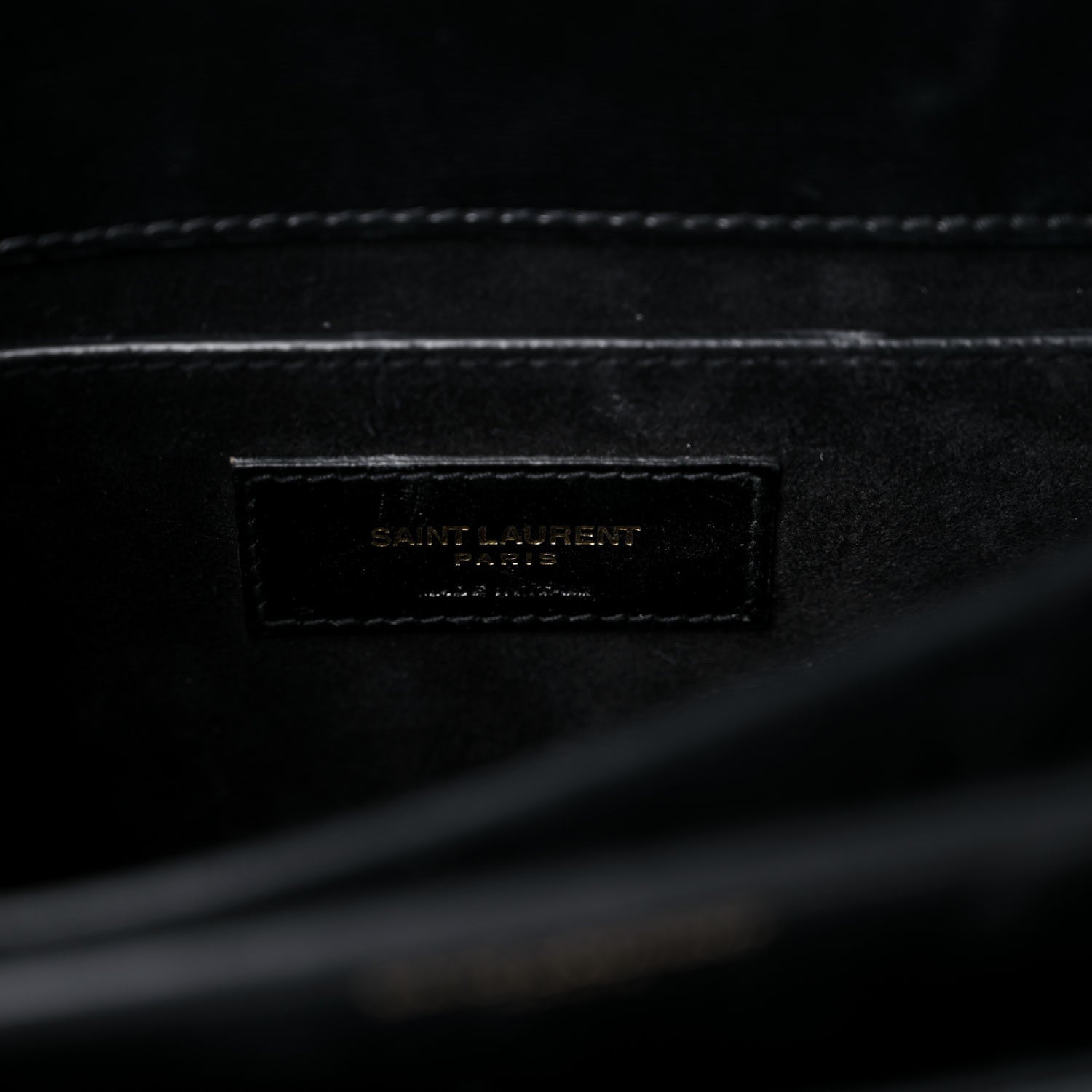 Saint Laurent Calfskin Medium Monogram Sunset Black 6 of 18