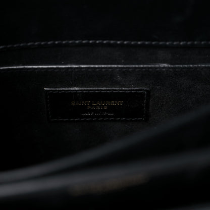 Saint Laurent Calfskin Medium Monogram Sunset Black 6 of 18