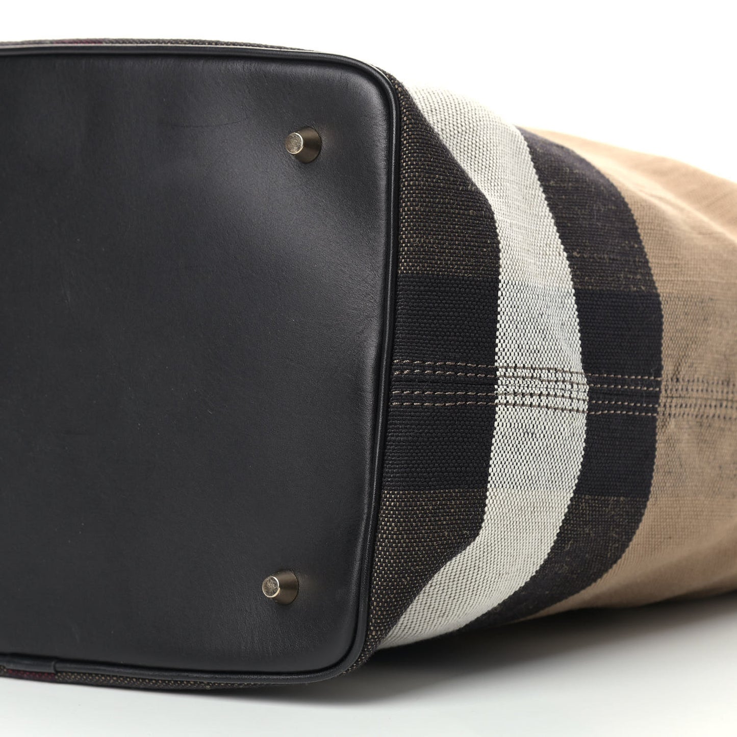 Canvas Mega Check Medium Ashby Hobo Black