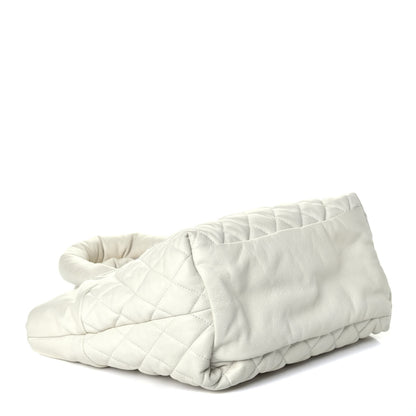 Chanel Caviar Quilted Small Coco Cocoon Tote Dark White 4 of 9