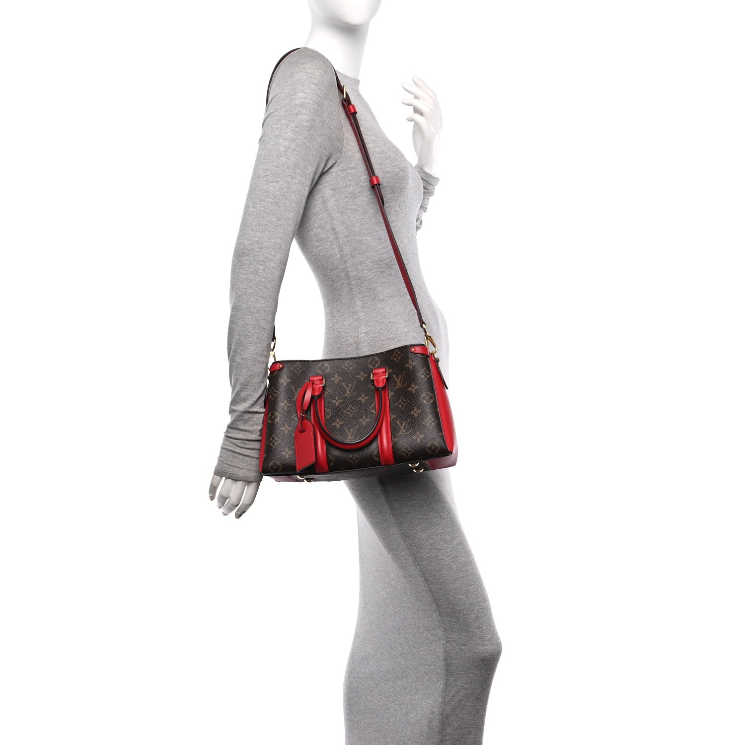 Louis Vuitton Monogram Soufflot BB Cherry 2 of 12