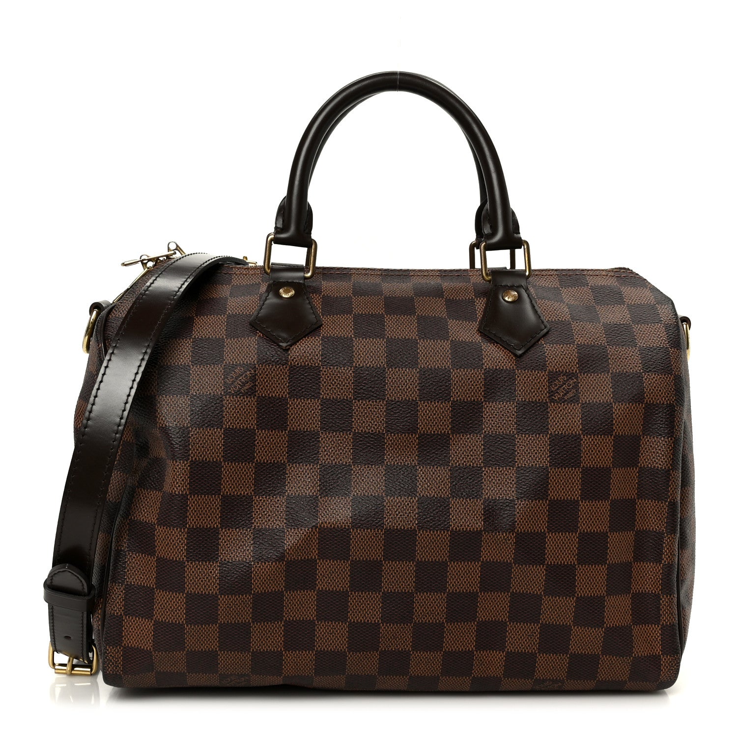 Louis Vuitton Damier Ebene Speedy Bandouliere 30 1 of 10