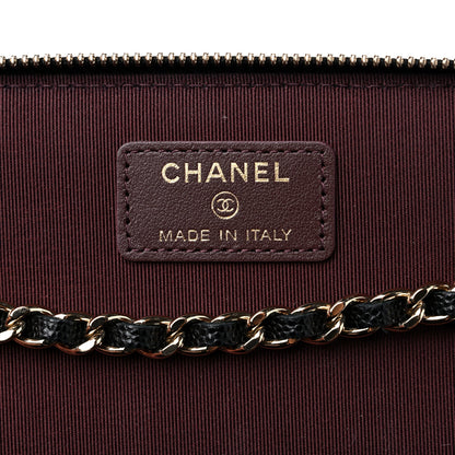 Chanel Caviar Quilted Small Vanity Case With Chain Black 6 of 13