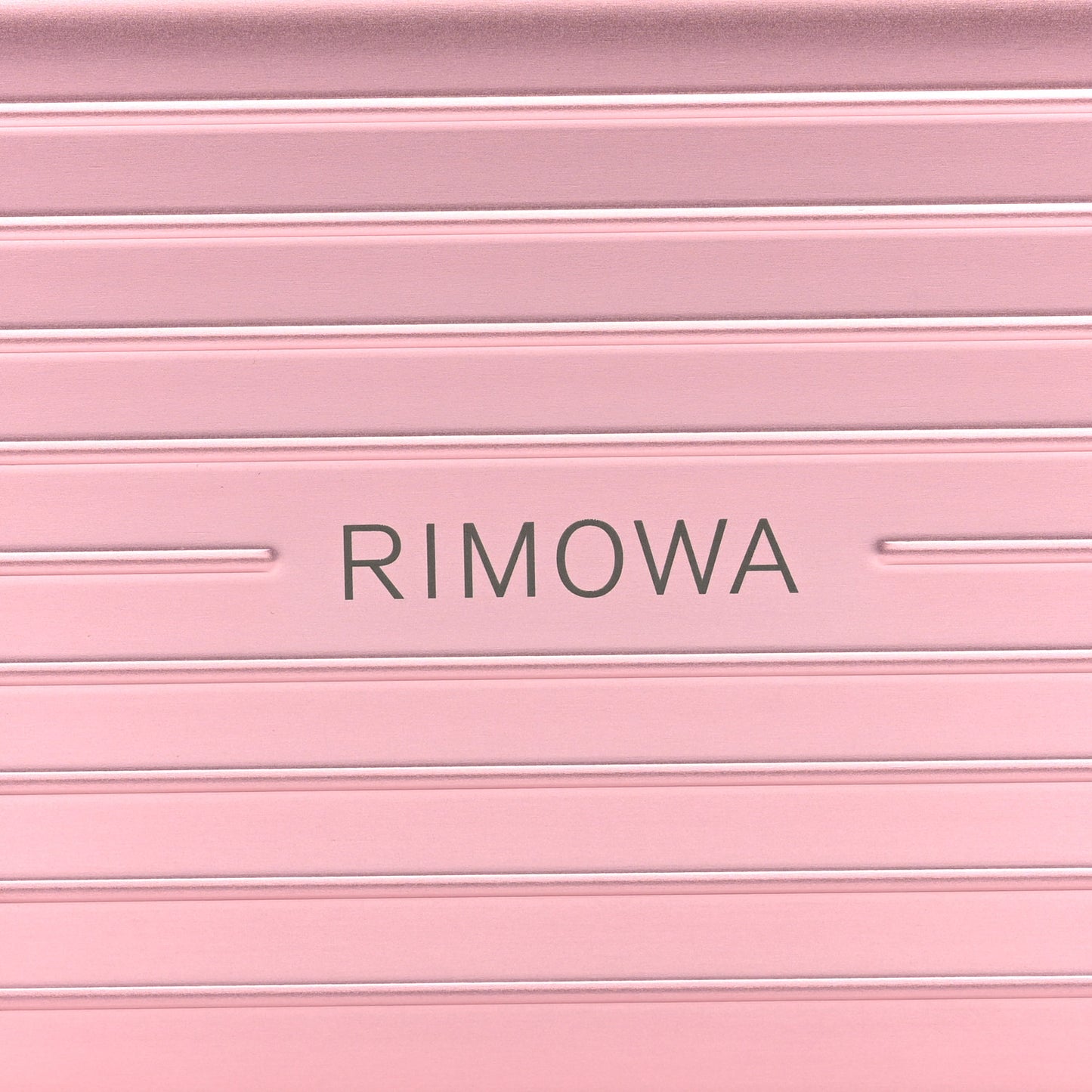 X RIMOWA Aluminum Personal Clutch On Strap Rose