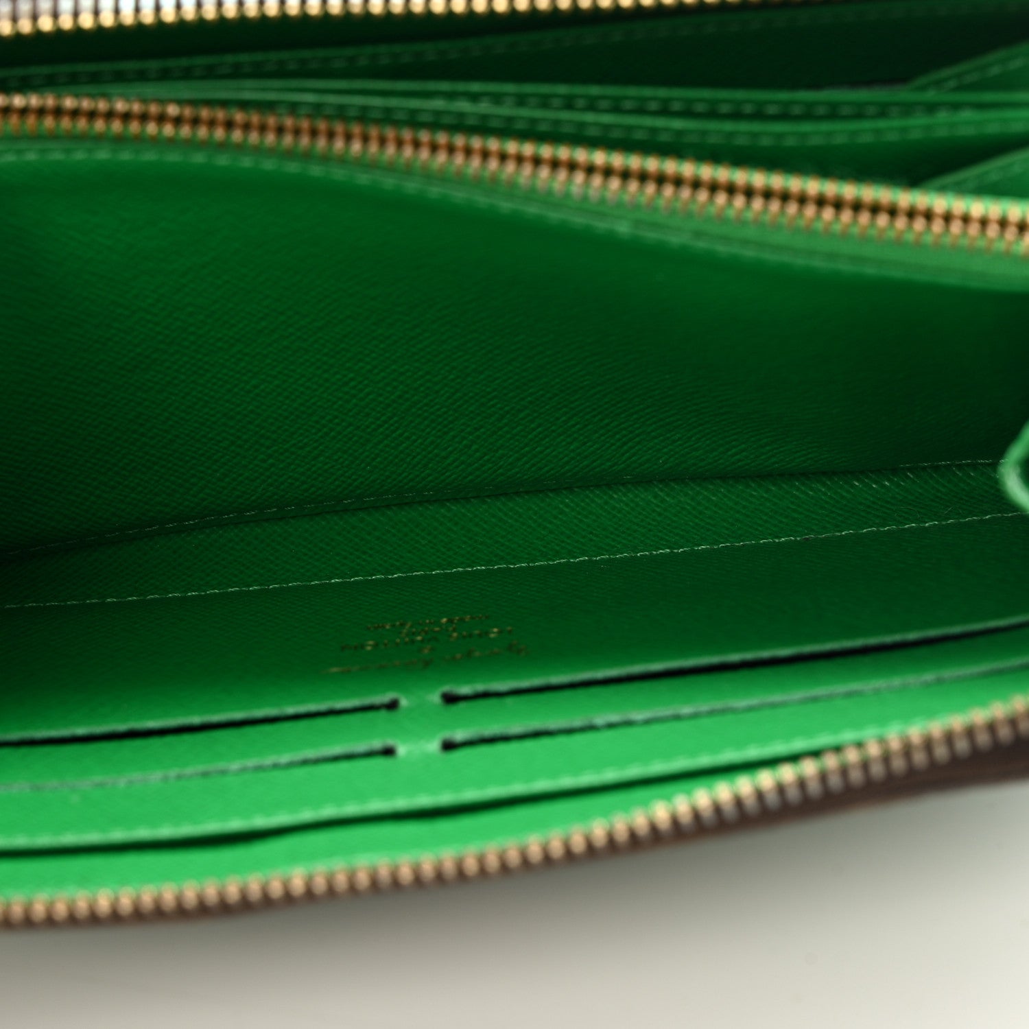 Louis Vuitton Monogram Kusama Pumpkin Dots Zippy Wallet Green 6 of 12