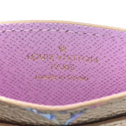 Louis Vuitton Metallic Monogram LV Garden Card Holder Gold 6 of 11