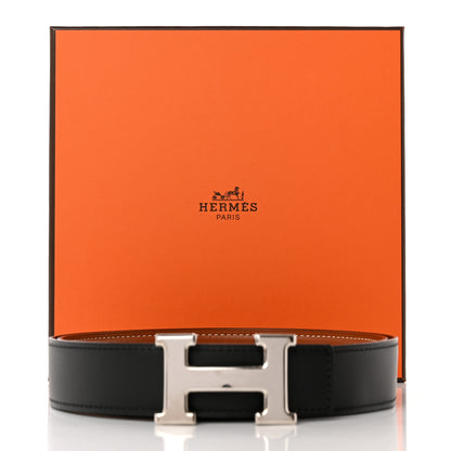 Hermes Box Swift 32mm H Belt Black Gold 8 of 8