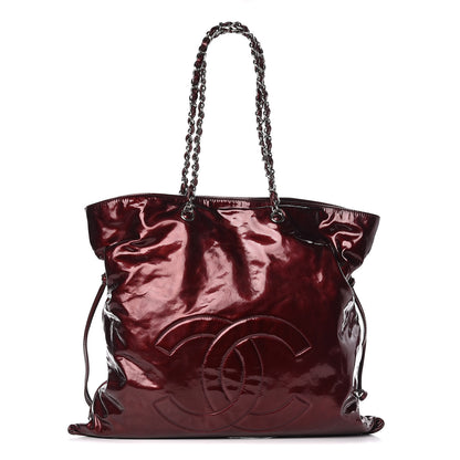 Chanel Patent Bonbons Shopper Tote Bordeaux 1 of 13