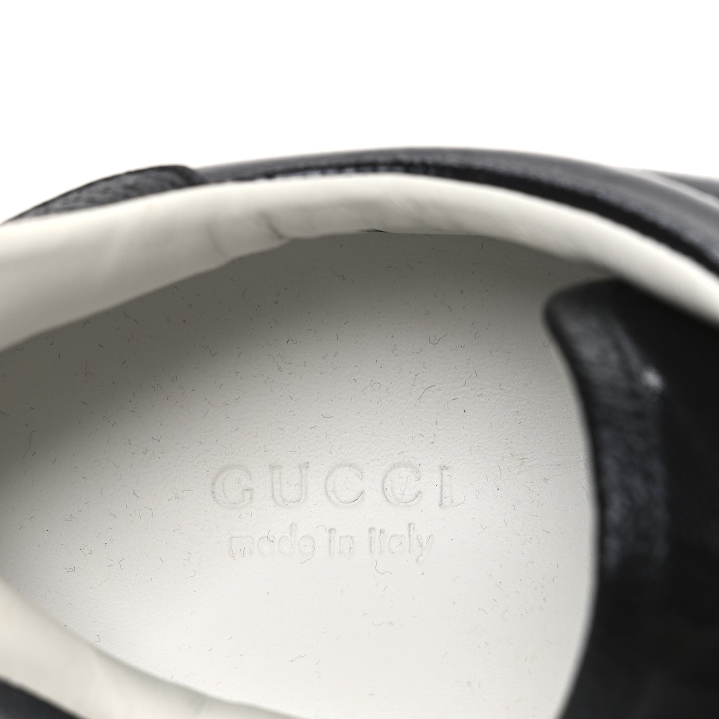 Crystal GG Monogram Web New Ace Sneakers 37.5 Black