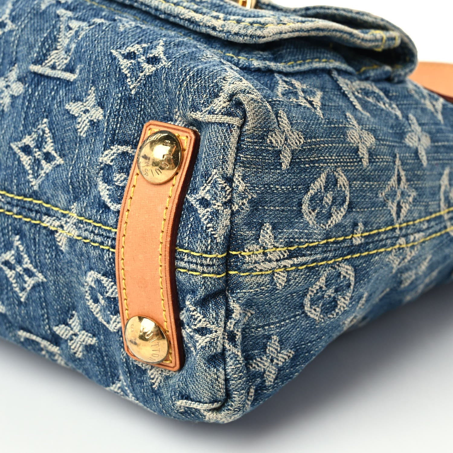 Louis Vuitton Monogram Denim Baggy PM Blue 8 of 8
