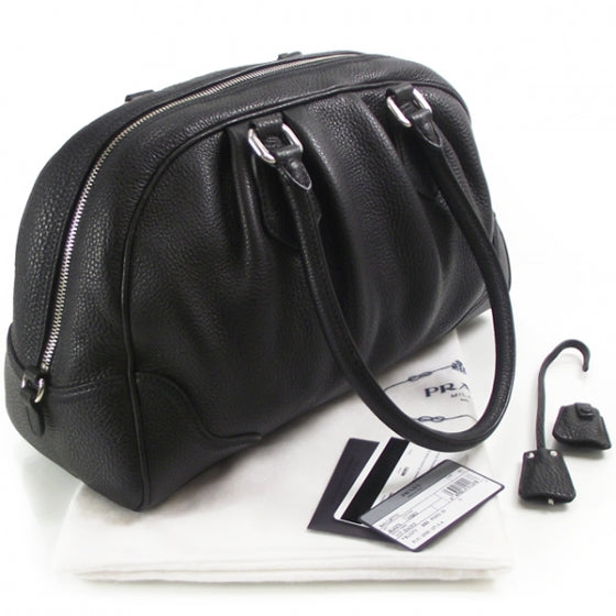 Leather Tassel Bowling Bag