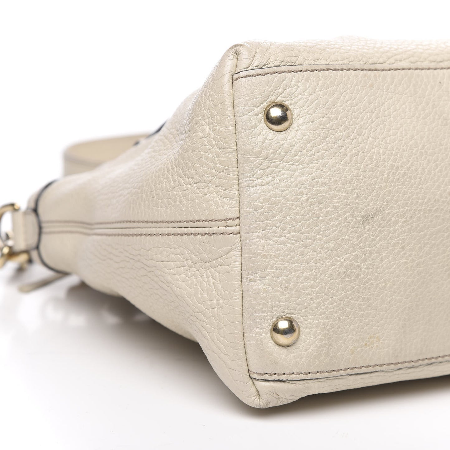 Cellarius Calfskin Small Soho Top Handle Satchel Off White