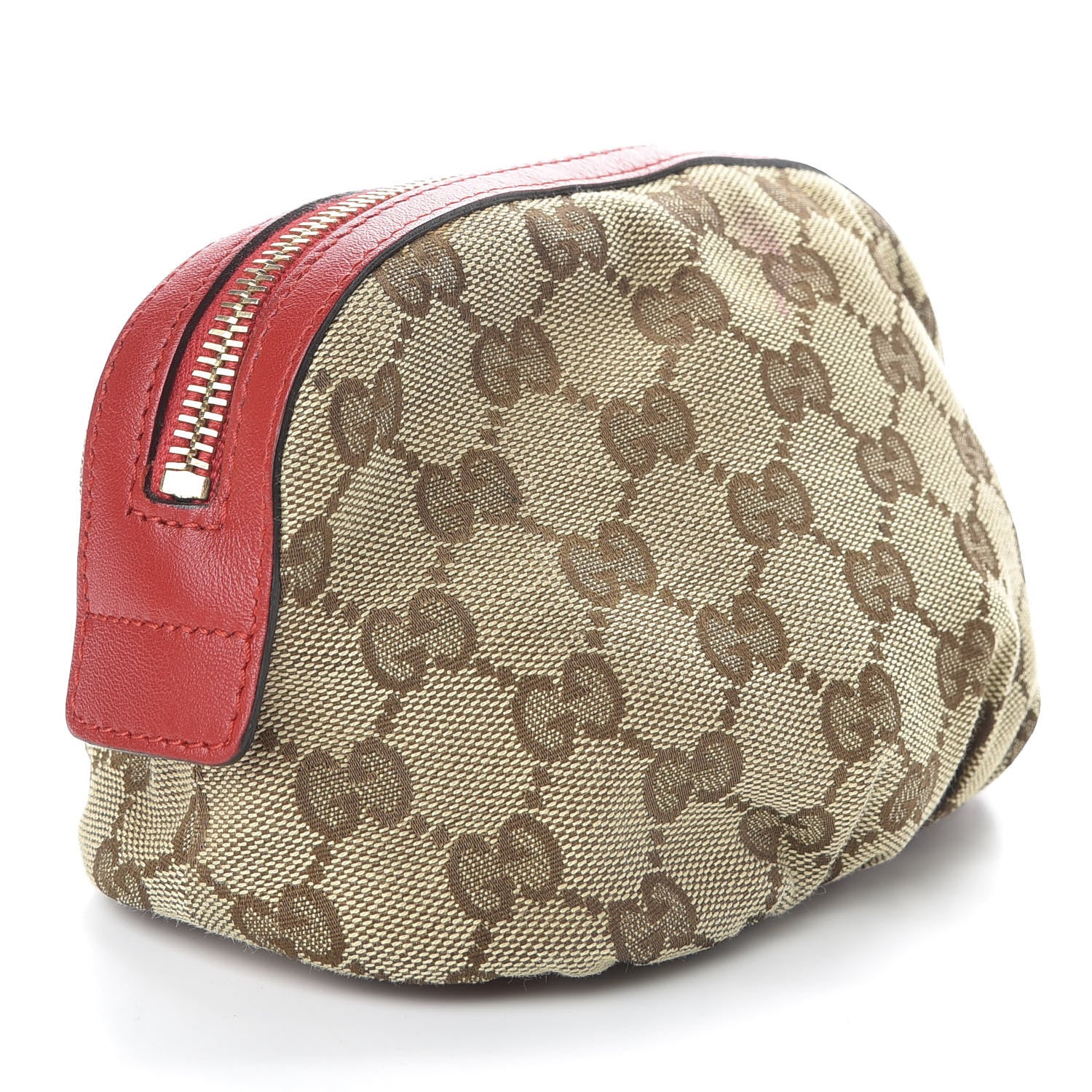 Gucci Monogram Cosmetic Case Brown Red 3 of 8