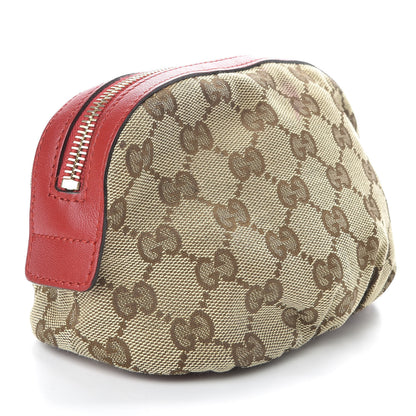 Gucci Monogram Cosmetic Case Brown Red 3 of 8