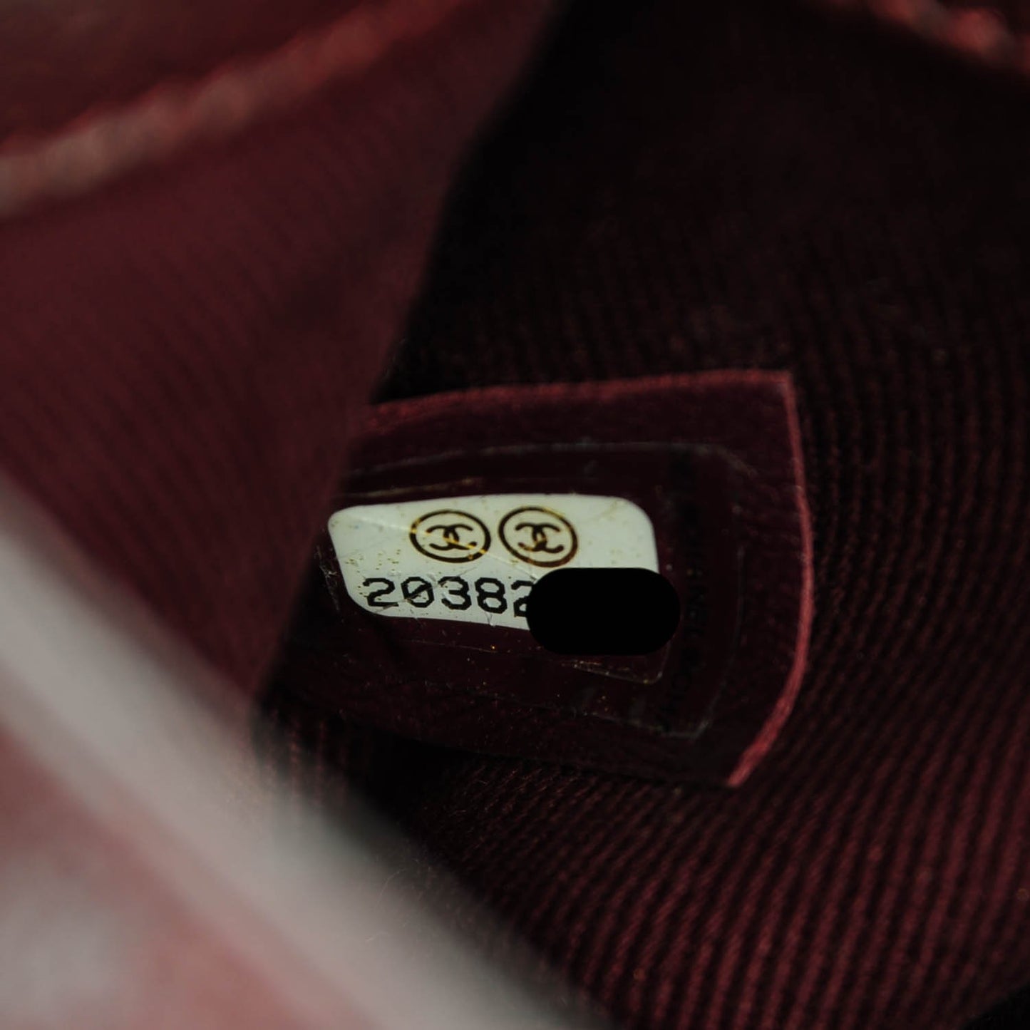 Caviar Quilted Small Retro Class Flap Burgundy