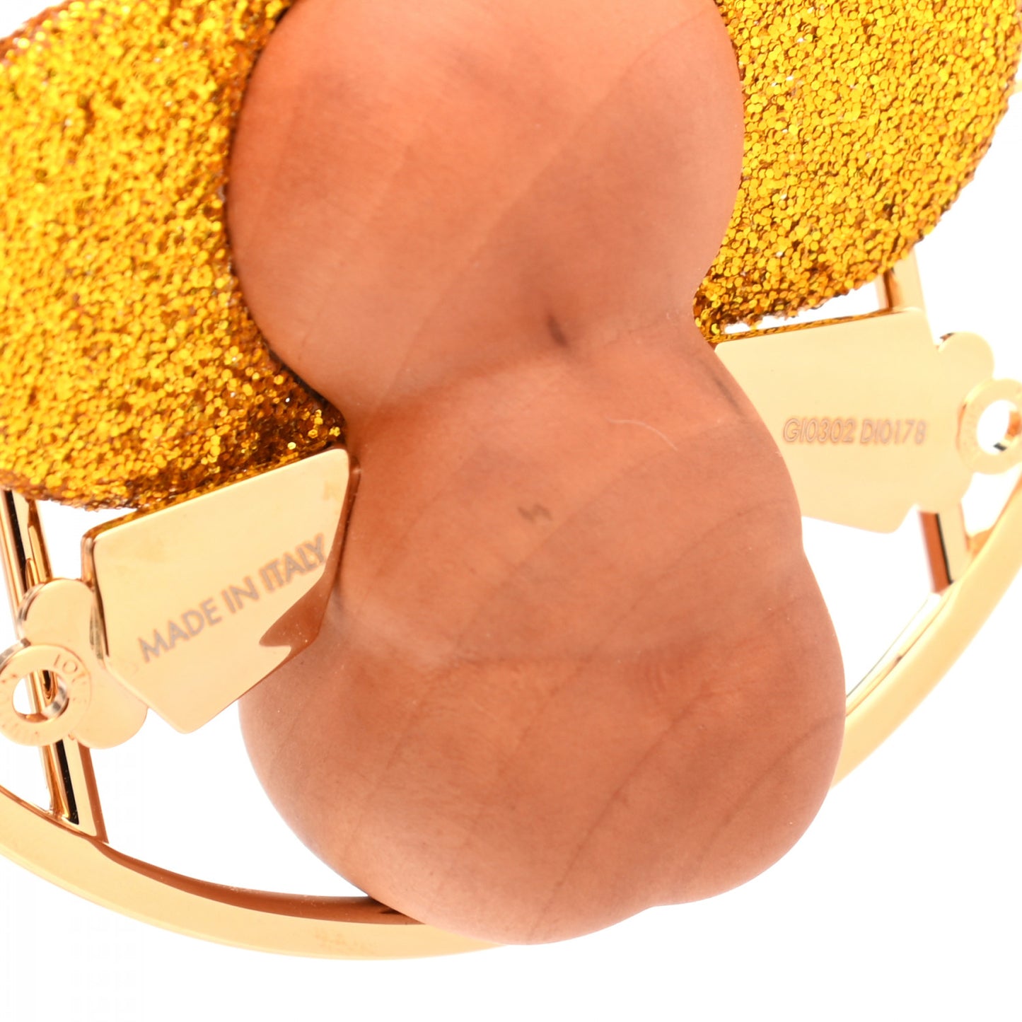 Resin Wood Vivienne Swing Bag Charm