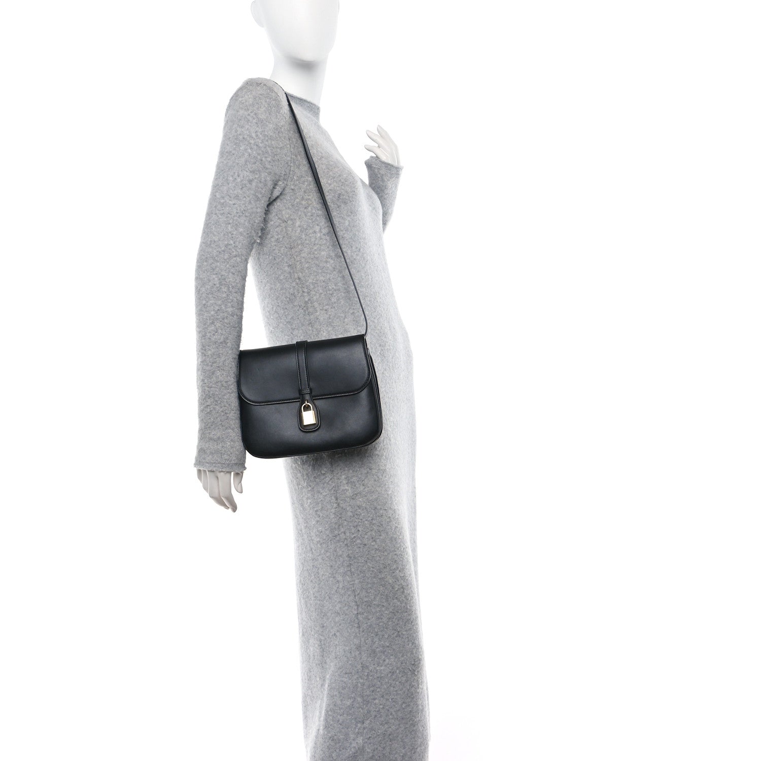 Celine Smooth Calfskin Medium Tabou Black 2 of 9