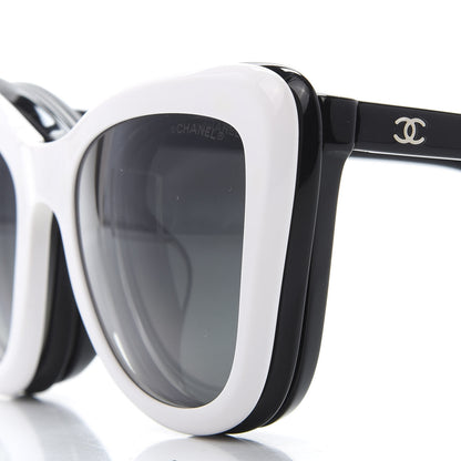 Chanel Acetate CC Clip On Sunglasses Set 5393 Black 10 of 11