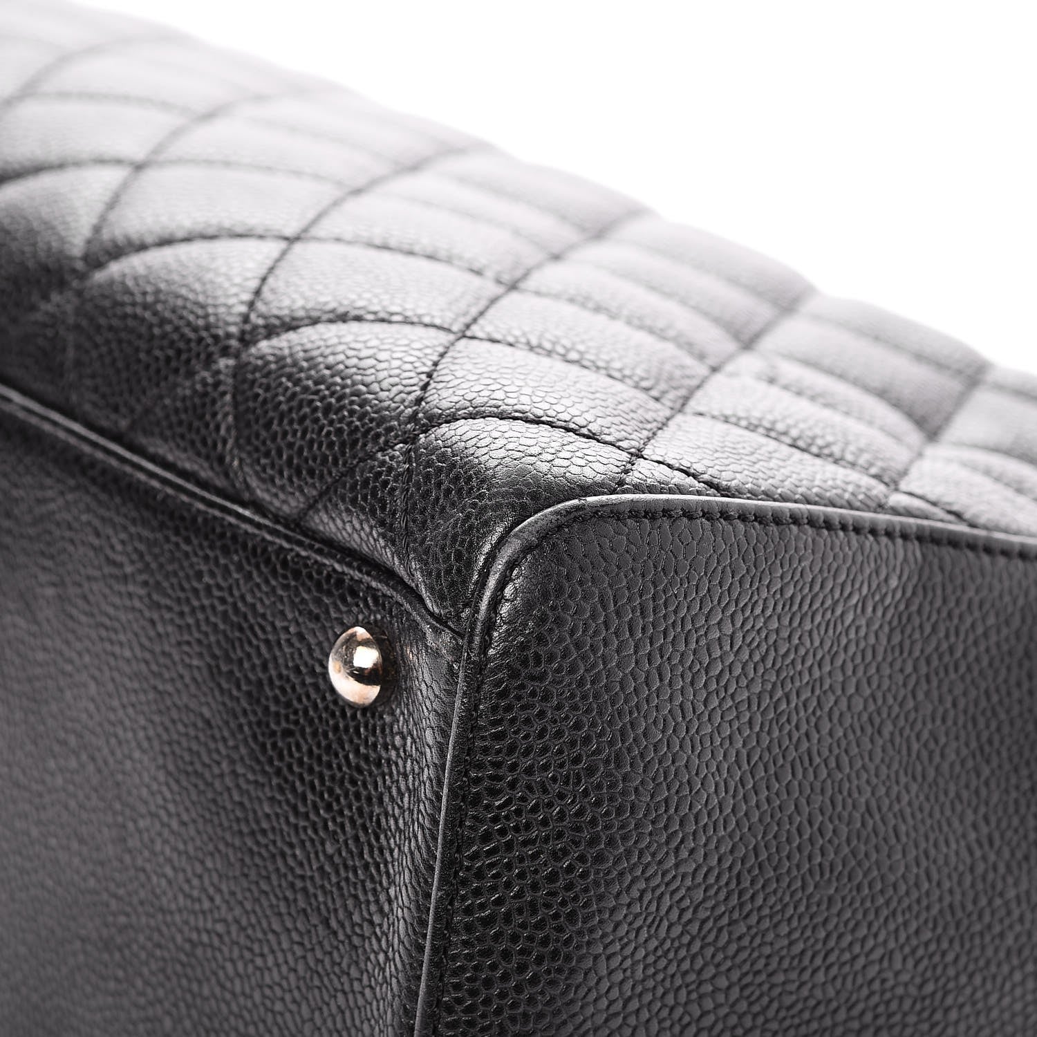 Chanel Caviar Quilted Bowler Black 8 of 11
