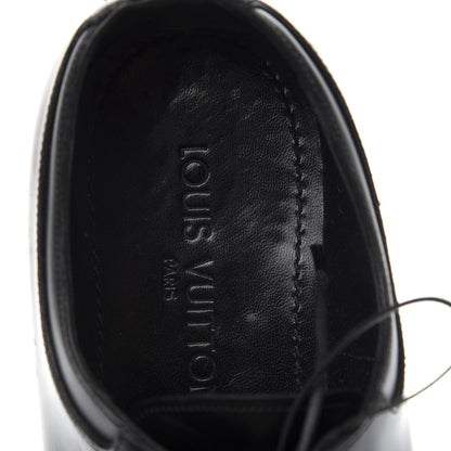 Louis Vuitton Mens Calfskin Oxfords 7.5 Black 6 of 14