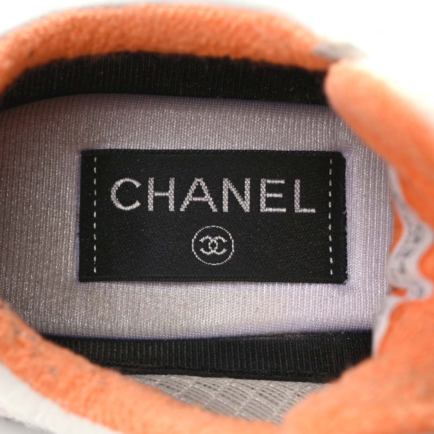 Chanel Wool Suede Calfskin CC Sneakers 38 Multicolor 7 of 9