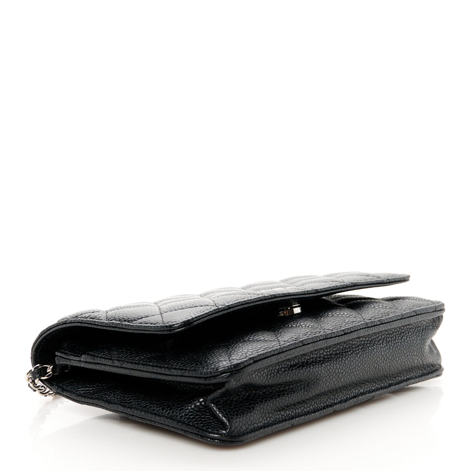 Chanel Caviar Quilted Wallet On Chain WOC Black 4 of 11