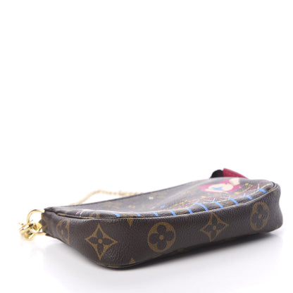 Louis Vuitton Monogram 2020 Christmas Animation Roller Coaster Mini Pochette Accessories Pivoine 3 of 6