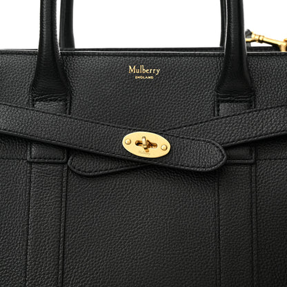 Mulberry Small Classic Grain Small Zipped Bayswater Black 7 of 11