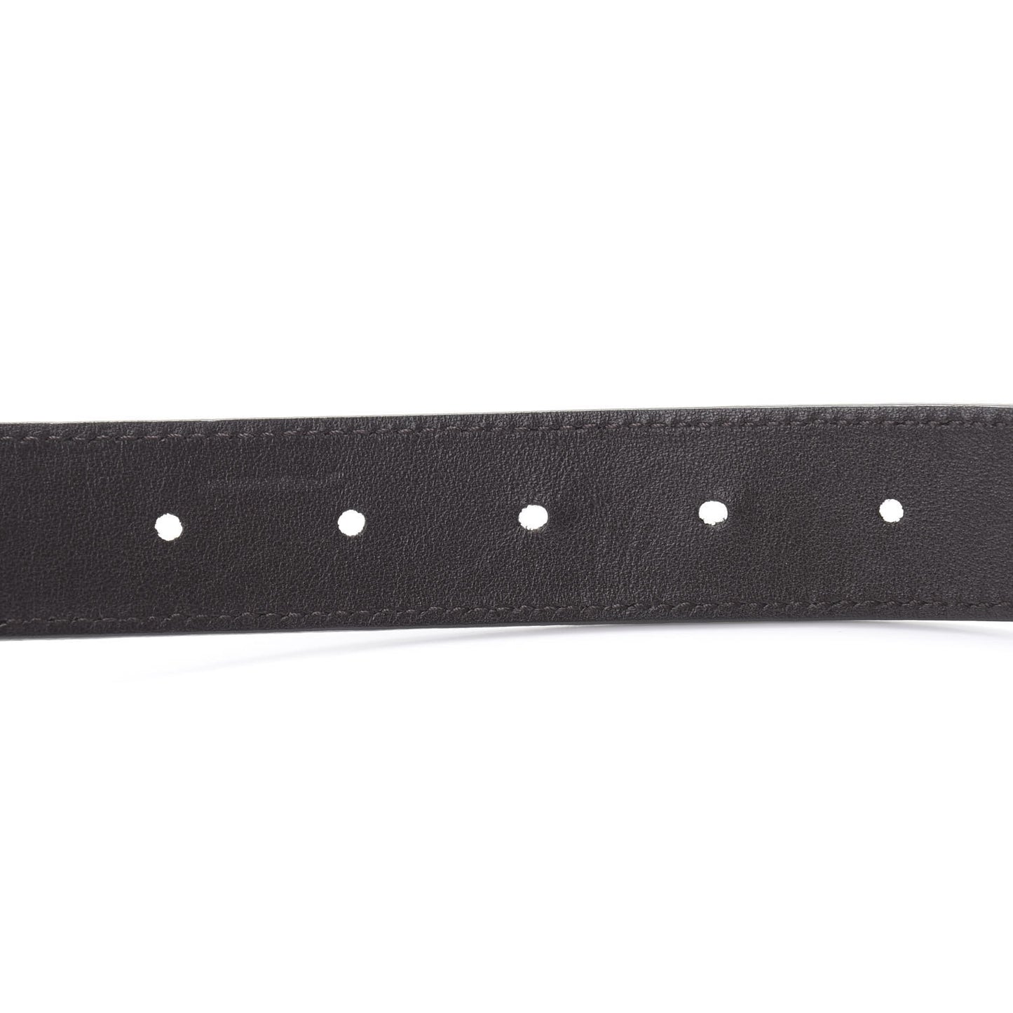 Moon Calfskin Double G 30mm Belt 85 34 Dark Cocoa