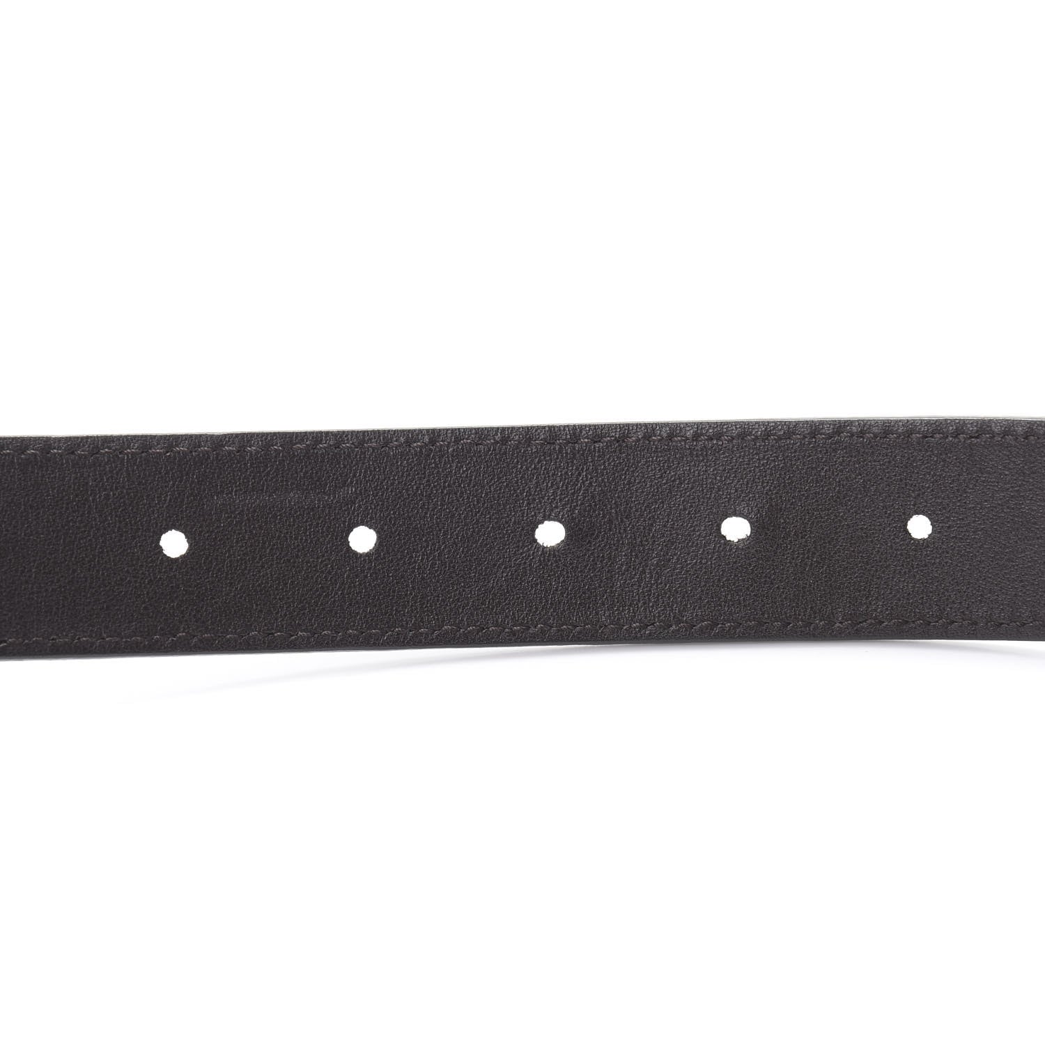 Gucci Moon Calfskin Double G 30mm Belt 85 34 Dark Cocoa 5 of 7
