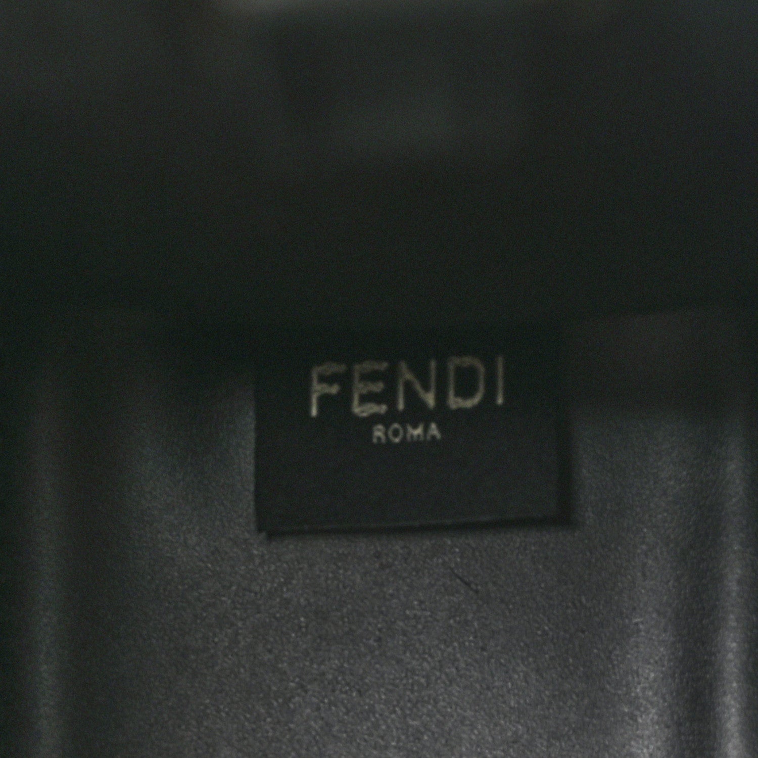 Fendi Vitello King Plexiglass Logo Embossed Small Fendi Sunshine Shopper Tote Black 6 of 9