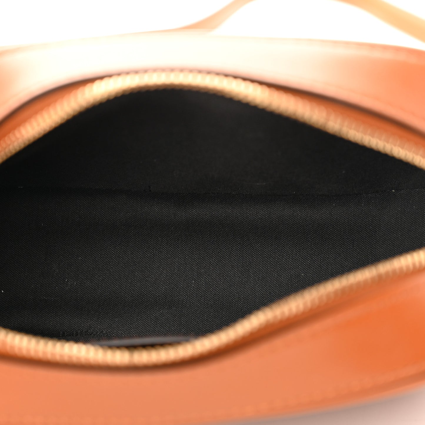 Vitello Epoque FF Embossed Camera Case Brandy