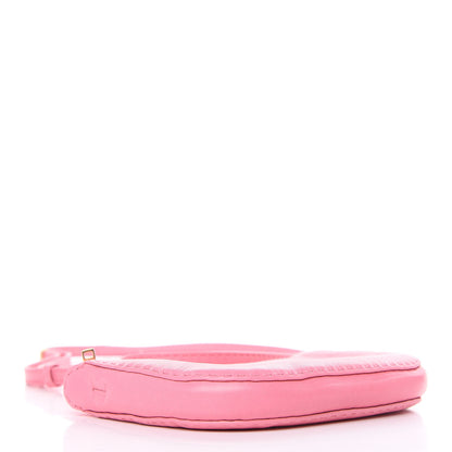 Celine Soft Lambskin Mini Croissant Pouch Crossbody Bag Bubble 3 of 11