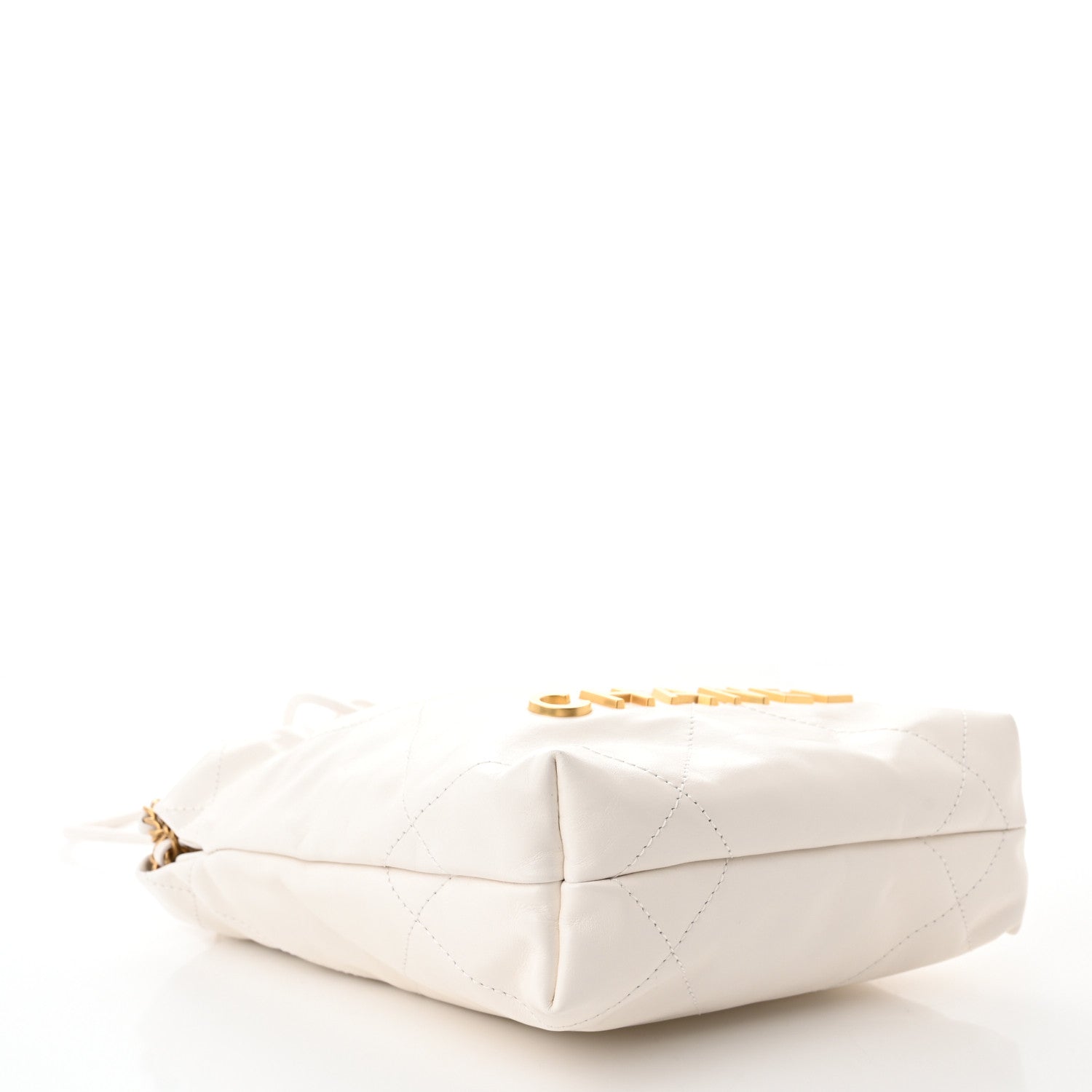 Chanel Shiny Calfskin Quilted Mini Chanel 22 White 4 of 11