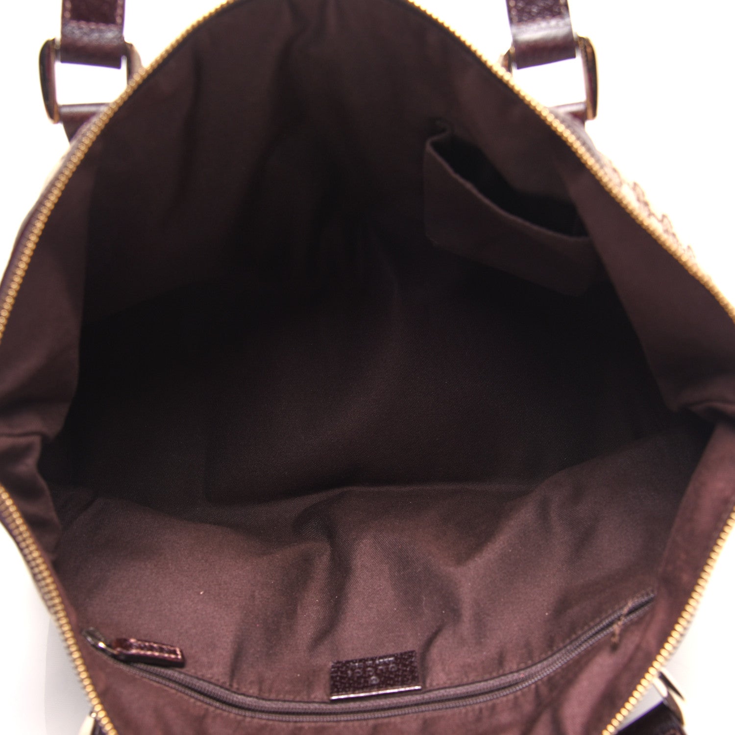 Gucci Monogram Medium Abbey Tote Dark Brown 5 of 11