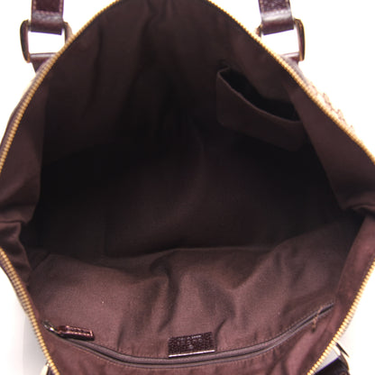 Gucci Monogram Medium Abbey Tote Dark Brown 5 of 11