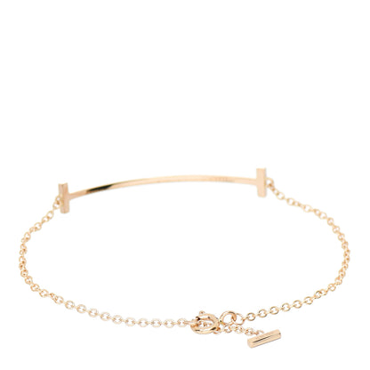 Tiffany 18K Rose Gold T Smile Bracelet 2 of 4